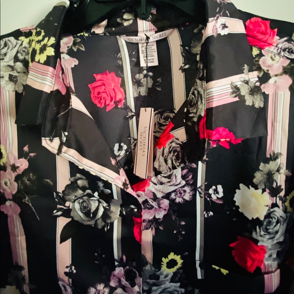 VICTORIA'S SECRET Satin Long PJ Set